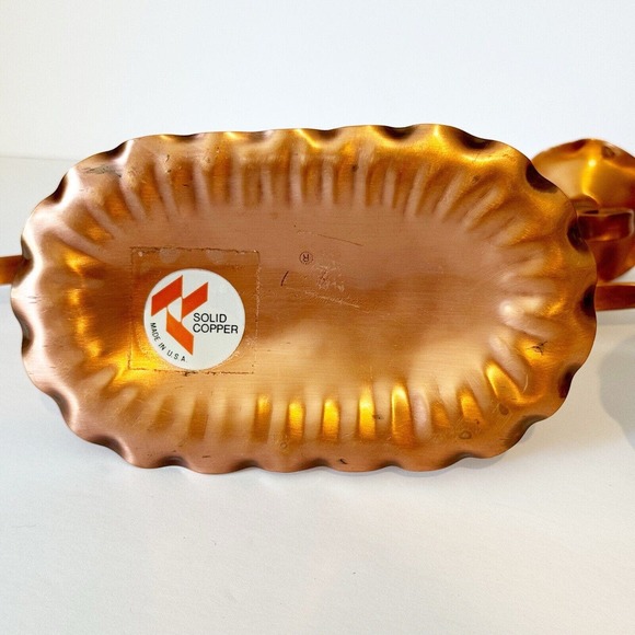 Vintage Solid Hammered Copper Candle Holders Candelabra Snuffer Gregorian MCM - Picture 6 of 14